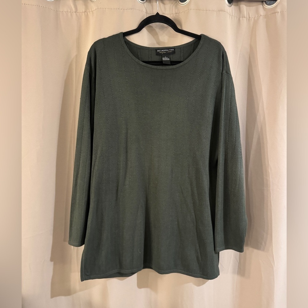 Women's Metropolitan Long Green Top